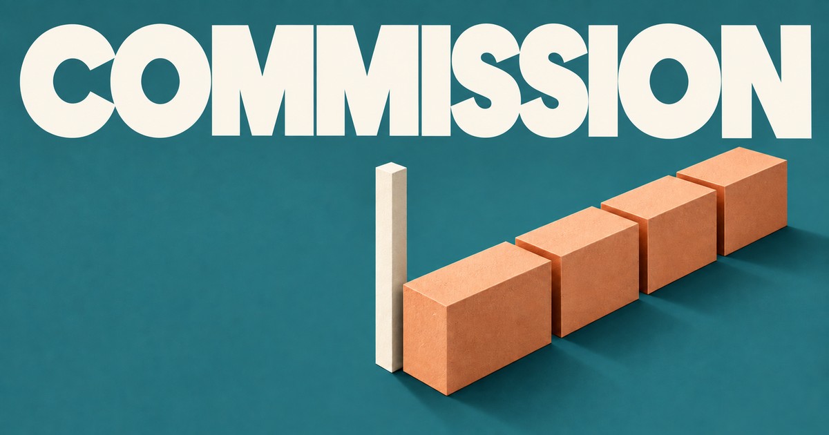 Ilustración editorial abstracta generada con IA sobre «Spread y comisión: compara el coste para el mismo volumen». No representa cotizaciones históricas.