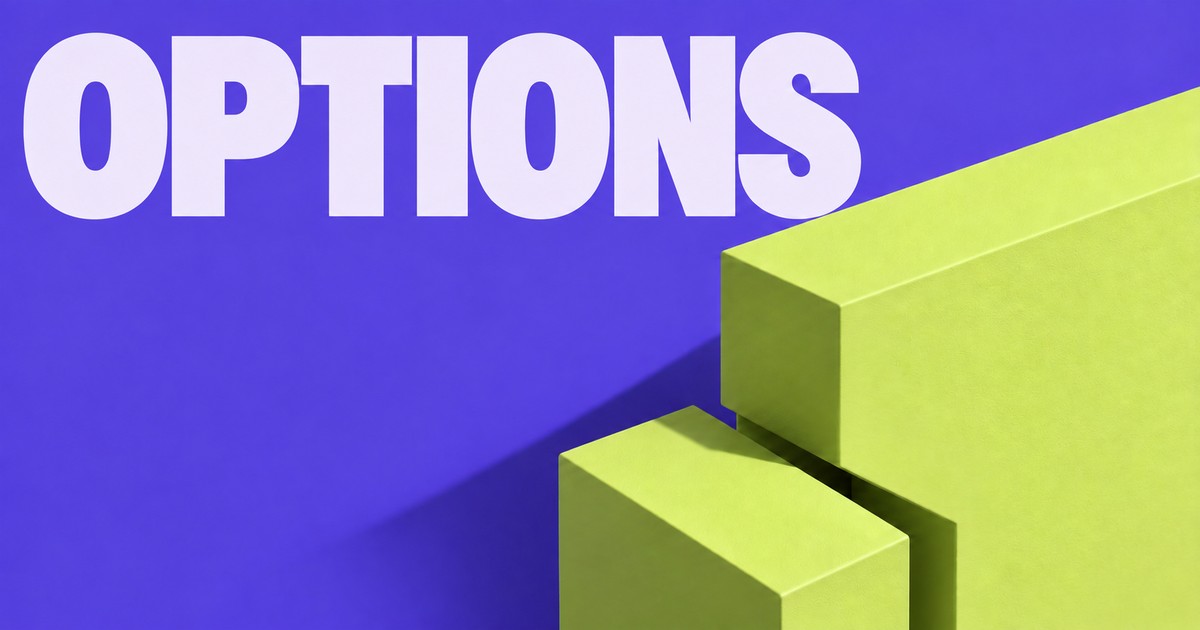 Illustration éditoriale abstraite générée par IA sur « thinkorswim : analyser les options sans oublier les positions réelles ». Ce ne sont pas des cours historiques.