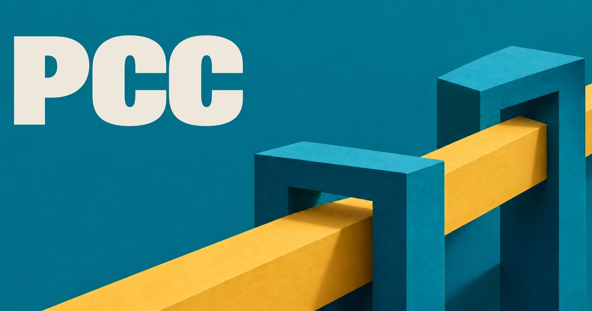 Illustration éditoriale abstraite générée par IA sur « Forex et PCC : qualifier le contrat avant l’exonération ». Ce ne sont pas des cours historiques.