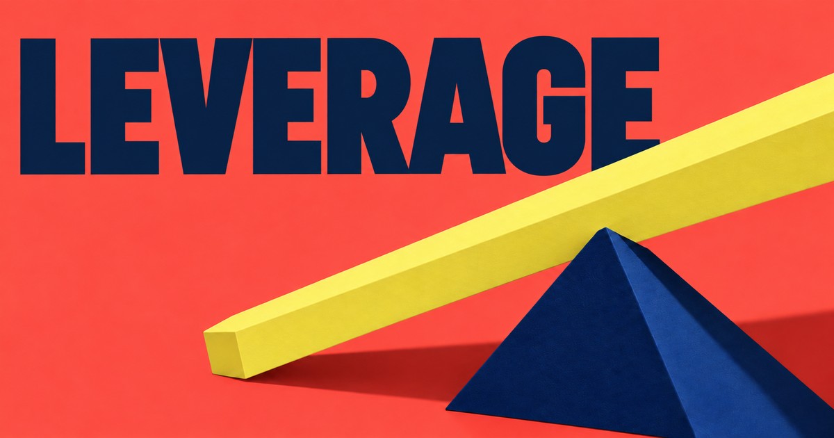 Illustration éditoriale abstraite générée par IA sur « Le piège du levier 500 : vérifier ce qui reste fixe dans la comparaison ». Ce ne sont pas des cours historiques.