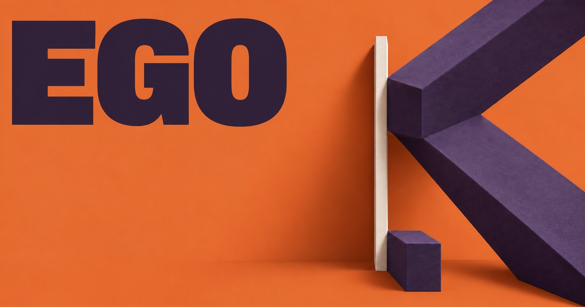 Illustration éditoriale abstraite générée par IA sur « Ego du trader : tester une hypothèse et recalculer l’exposition ». Ce ne sont pas des cours historiques.