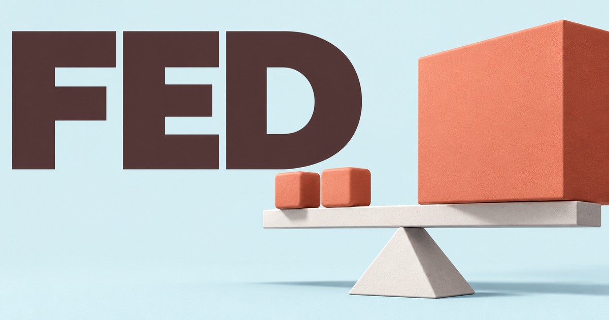 Ilustración editorial abstracta generada con IA sobre «Decisión de la Fed: EFFR, expectativas y secuencia del anuncio». No representa cotizaciones históricas.