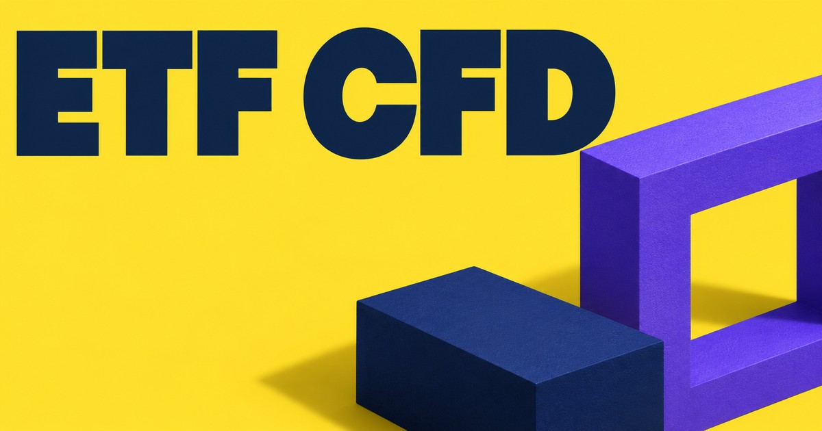 Illustration éditoriale abstraite générée par IA sur « ETF ou CFD : vos droits et votre prix comptent plus que le graphique ». Ce ne sont pas des cours historiques.
