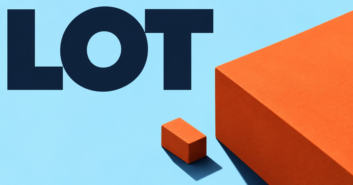 Ilustración editorial abstracta generada con IA sobre «Lote, minilote y microlote: unidades y valor del pip». No representa cotizaciones históricas.